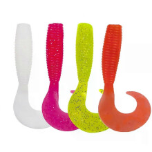 4 stuks/partij vislokwobblers 50g 16cm karpervissen zachte PVC-lokmiddelen grote kapucijnmaden kunstmatig