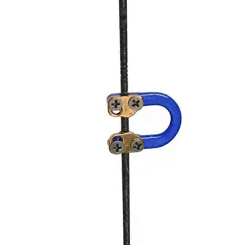 1pcs 3 Color Archery Metal D Loop U Shape Ring Metal D Ring for Fixing The Bowstring Point Compound