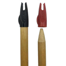 30pcs ID 11/32 Plastic Arrow NockConical Groove OD9 6mm ID8 8mm for DIY Bamboo and Wood Arrow rod Archery