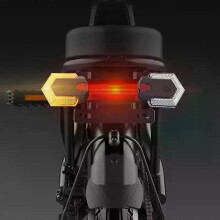 for Smart Bike Taillight with Turn Signals Light Bicycle Front Rear Light Wireless Remote Control LED