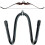 Bow Hanger Display Flexible Archery Rack Bow Wall Mount Holder Wall Hook Stand for Your Bow  Rubber 1