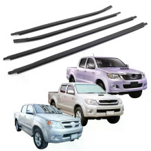 Artudatech rubberen deurrubber TGN16 Toyota afdichting glas BS4 voor GGN25 RH+LH 05-15 Hilux auto-accessoires