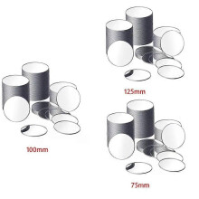 25 Pieces Acrylic Mini Size Round Mirror Adhesive Small Round Mirror Craft Mirror Tiles For Crafts (5