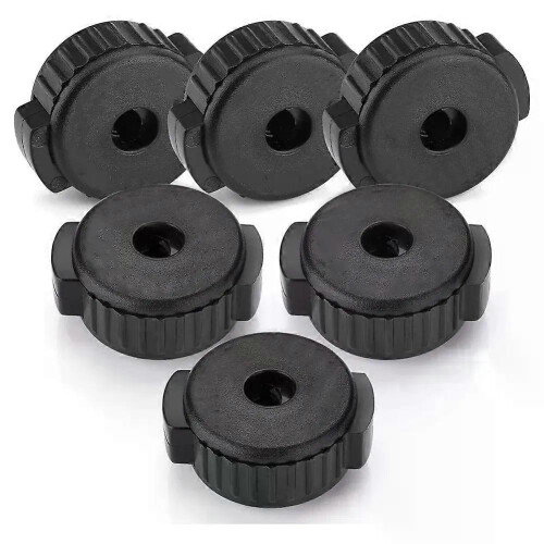 6 PCS Plastic Cymbal Nuts Quick-Set Cymbal Nut for Percussion Drum Kit Percussion Replacement Parts