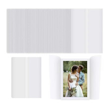 50 vellen voorgevouwen vellum-hoezen voor 5x7 uitnodigingen, vellum-inpakpapier voor 5x7 huwelijksuitnodigingen,