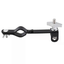 Cowbell Holder Clamp Drum Set Mounting Bracket For Jam Blocks Tambourine Cymbal Black