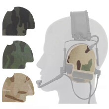 Tactische headset sticker camouflage/kabelopslag 2-in-1 magische patch voor ComTac jacht schietgeluid