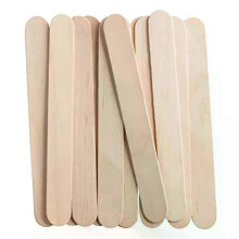 [100 Count] 36 Inch Wooden Multi-Purpose Popsicle Sticks  Craft  Ice Cream  Wax  Waxing  Tongue Depressor