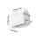 Multifunction Plastic Waterproof Toothbrush Organizer Wall-mounted White Toothpaste Squeezer Self-adhesive 2