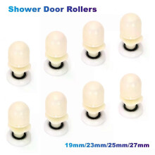 4-8Pcs/Set Shower Door Rollers 19mm/23mm/25mm/27mm(Plastic) for Bathroom Bearing Pulleys/Runners/Eccentric