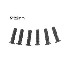 (M5x22mm)6pcs Fixing Screw M5/M6 Drill Chuck Shank Adapter 22mm Left Hand Thread For 1/2 Inch / 3/8