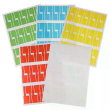 30 stuks/vel Waterdichte zelfklevende kabelstickers Identificatielabels Labels Organisatoren Kleurrijke