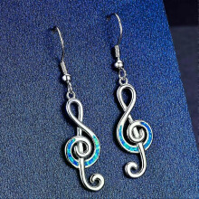 Exquisite Musical Symbol Earrings Treble Clef Note Earrings Earrings Note Earrings Temperament Female