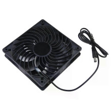Solar Powered Fan 12V 10W Waterproof Dual Exhaust Fan Black Electric Ventilation Fan With Protective