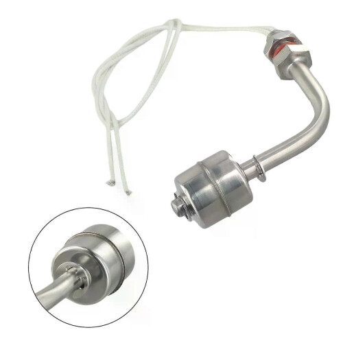 304 Stainless Steel Float Switch Tank Liquid Right Angle Water Level Sensor Heat-resistant L Type Automatic