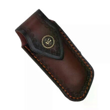 Handige opvouwbare messenhoezen, leren hoes, opvouwbare messenschede, messenhouder, messenaccessoire,