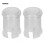 100Pcs 5mm Nylon LED Light Emitting Diode Transparent Lamp Light Caps Protective Cover 1