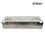 1pc Square Tube Rounded Corner Drawing Ruler Multifunctional Drawing Tool Two-way 45 Degree Angle Precise 1