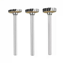 1pc T Type Rotary File Tungsten Steel Round Shank Milling Cutter Bit Slotting Cutter Rotary Tool Bit