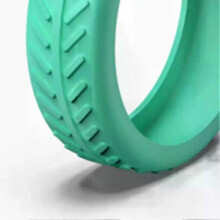 8 stuks 5 cm-8 cm siliconen wielbeschermers, flexibele, geluiddempende kofferwielhoezen en wieldoppen