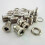 DC099 DC Power Supply Jack Socket plug Connector 55 * 21 mm Female Panel Mount DC-099 Threaded Metal 1