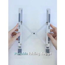 Foldable Laptop Stand 6-gear Adjustable Portable Notebook Bracket Support Base Aluminum Alloy Holder