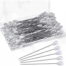 300 PCS Corsage Pins Boutonniere Pins Boutineer Pin White Pearl Pins Wedding Bouquet Pins for Jewelry