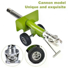 Mini Figurine Miniature Artillery Launcher Model Alloy Statue Sculpture Toy Home Office Desktop Decoration