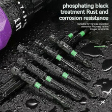 5-6pcs Magnetic Batch Head Impact Strong Cross PH2 High Hardness Screwdriver Set 25mm-150mm Anti Non-slip
