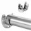 2 Pack Flange Rod Holder  Closet Rod Bracket End Supports Sockets For Wardrobe Curtain Fixed Socket 1