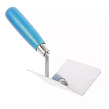 RVS Troffel Ergonomisch gereedschap Hoektroffels Plamuur Decoratieve schraper Gipsplaat spatel Pleister