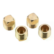 4Pcs 1/2 NPT Garboard Boat Drain Plug Brass Cored Male Plug Pipe and Tube Fittings with Square Head