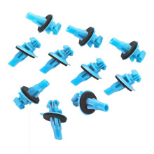 10 Pcs Car Plastic Fasteners Clip Fit For Toyota Land Cruiser Prado Exterior Side Moulding Trim Clips-