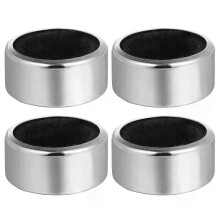 BESTONZON 4pcs Red Drip Stop Ring Stainless Steel Bottle Collar Ring Leak-Proof Anti-Overflow Ring Bar
