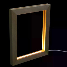 Tafelstandaard Rustiek Decor Gloeiend Fotolijstje Houten Houder Artistieke Foto