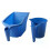 (A1)1 Pcs Roller Brush Holding Paint Cup New Material Convenient Construction Blue Plastic Paint Tray 2