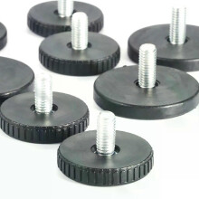 8pcs Adjusting Furniture Feet Round Base Leveling Height M8*18*40/50mm Thread Screw Balance Rack Table