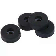 4 stuks 30x10mm kunststof bumpers met ingebedde ringen, voetjes, instrumenthouder