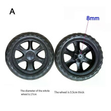 Tire Universal Wheelbarrow Replacement Wheel Hand Truck C Black White Convenient And Portable E Hand