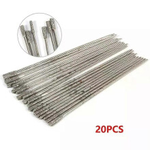 20 stuks lapidaire boortjes 1 mm diamantgecoate kernboortjes massieve boortjes naald voor sieraden agaat