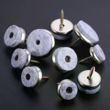 30pcs Chair/Sofa/Chest/Table Leg Felt Gliders w/screw Furniture Feet Pads Protect Floor Anti-slip Reduce-noise