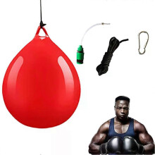 1Pcs Water Heavy Bag with Water Injector Hook Sling Heavy Bag Water Punching Bag for Household Hanging