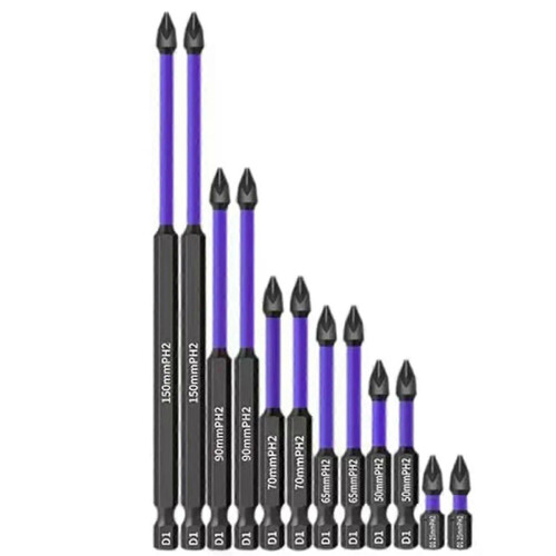 Magnetic Drill Bits D1 Anti-Slip and Shock-Proof Bits with Phillips Screwdriver Bits Magnetic Screwdriver
