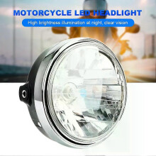 Voor Suzuki Bandit 74A Honda Sapphire 250 VT250 Motorfiets Led Koplamp Ronde Kristallen Koplamp Super