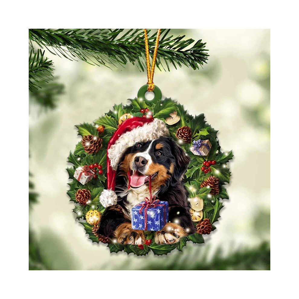 (10) Christmas Cute Acrylic Dog Hanging Decor For Rearview Mirror And Spaces Home-image-OPC-PHKYJGW-NEW