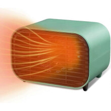 600W Mini Fan Heater, Home Desktop Electric Heater with Overheat Protection Low Energy Silent-EU Plug