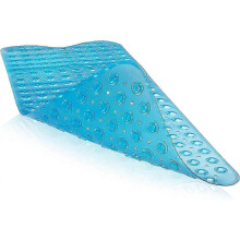 (As show, One size) Non-Slip Bath Mat - Kids Bath Mat with 200 Suction Cups Blue