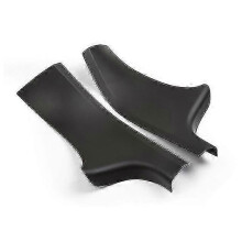 (As show, One size) Auto Parts 2pcs for Tesla Model Y Rear Door Sill Guard ABS Inner Protection Plate Cover Trim Car Anti Dirt Bumper Welcome Pedal Kick Pad