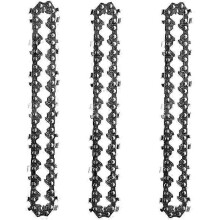 (As show, One size) Mini Cordless Electric Chainsaw - 3 Pieces 4 Inch Saw Chain for Wood Cutting Tree Branches Pruning Yard Gardening