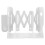 (As show, One size) 1set Simple Decorative Bookend Scalable Bookshelf Desktop Book Storage Rack 1